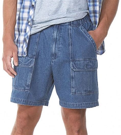 walmart men's blue jean shorts.